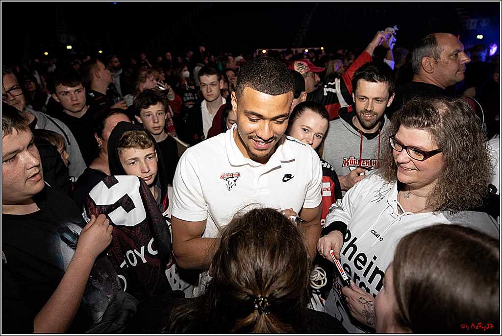 Koelner Haie Abschiedsfeier; Koeln, 22.04.2022